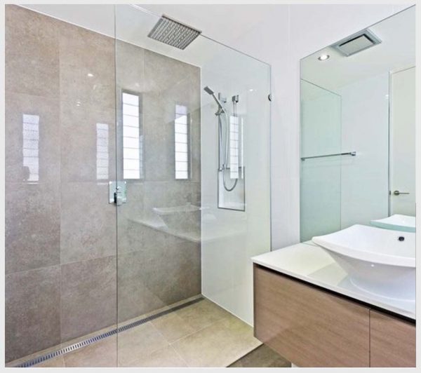 Standard linear shower floor grate brushed aluminium australia